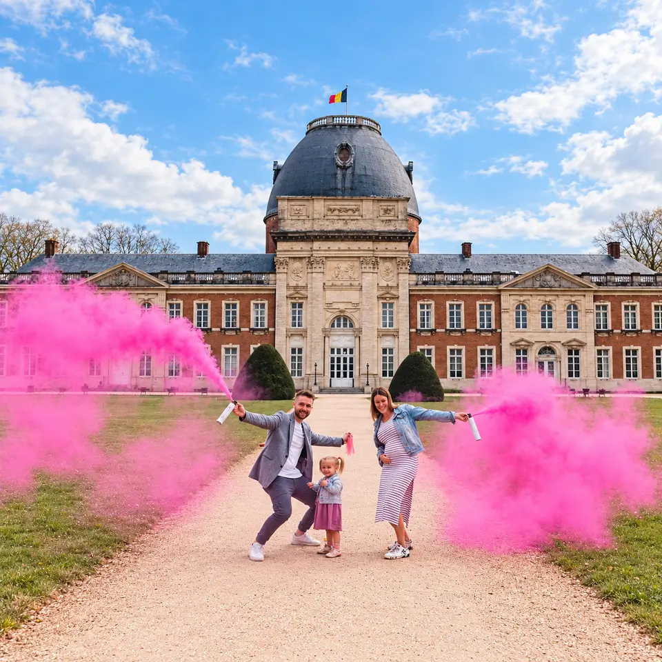 Mini Gender Reveal Feuerlöscher – ergänzende Produktansicht