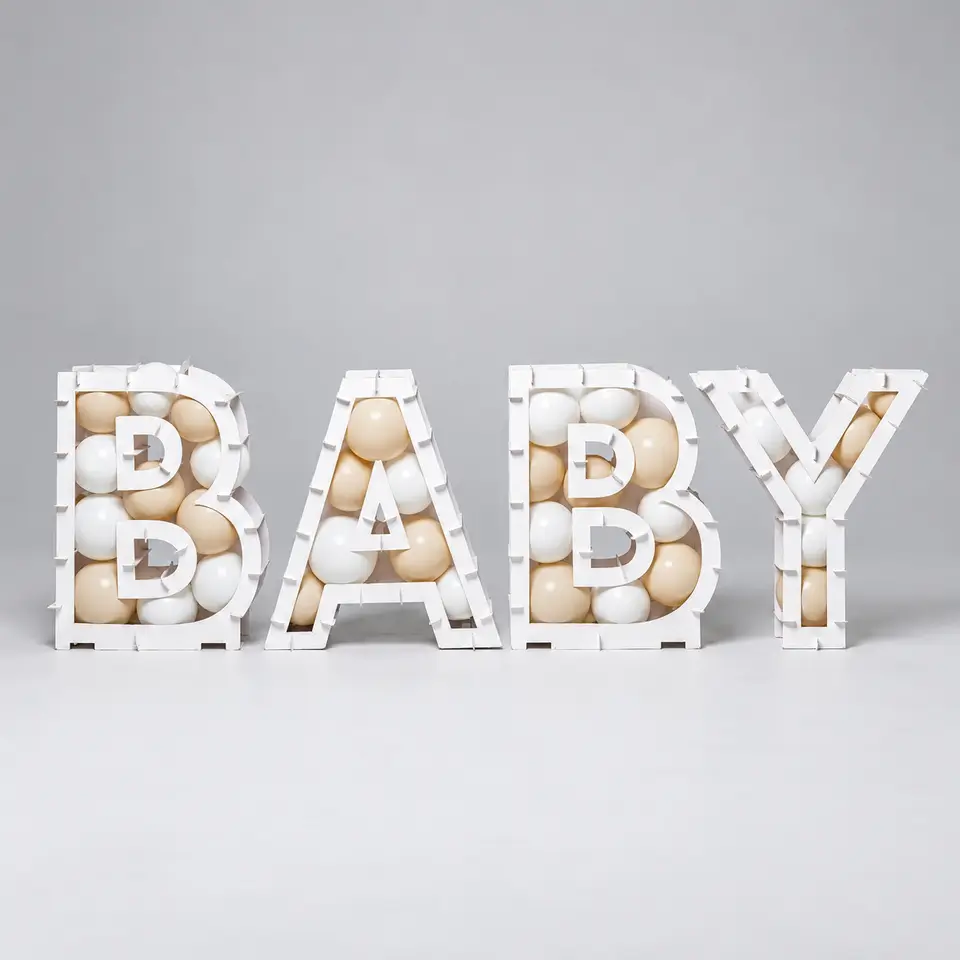 3D BABY-Buchstaben – ergänzende Produktansicht